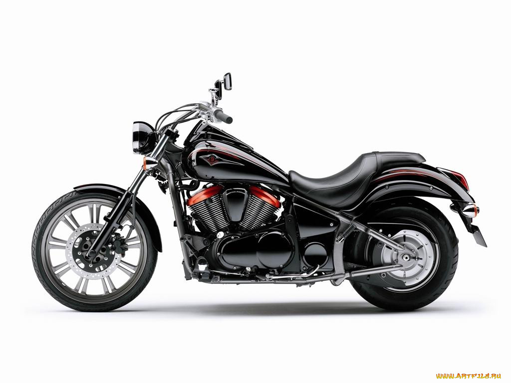 kawasaki, vn, 900, custom, 